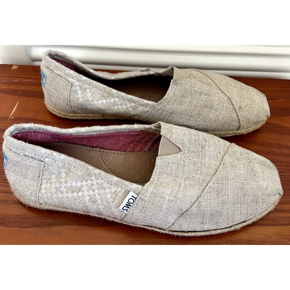 TOMS Alpargata Rope Recycled Espadrille Women's Size 9.5 Slip-On Shoes